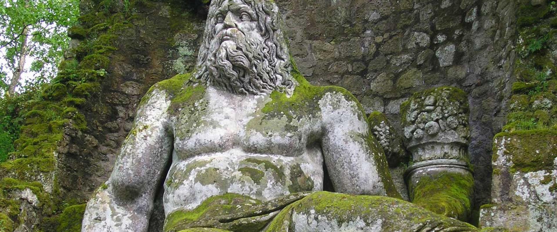 Viist of sacred wood of Bomarzo