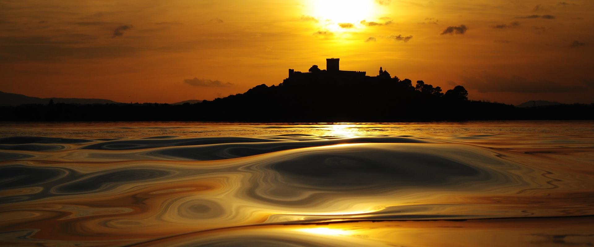 Boat excursion on Trasimeno Lake