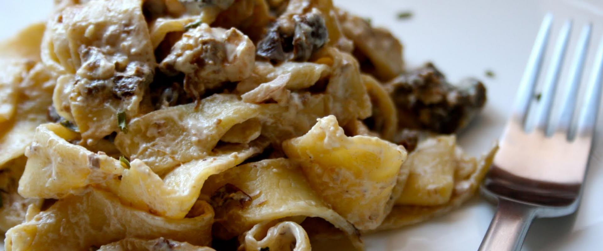 Pasta al tartufo tagliatelle