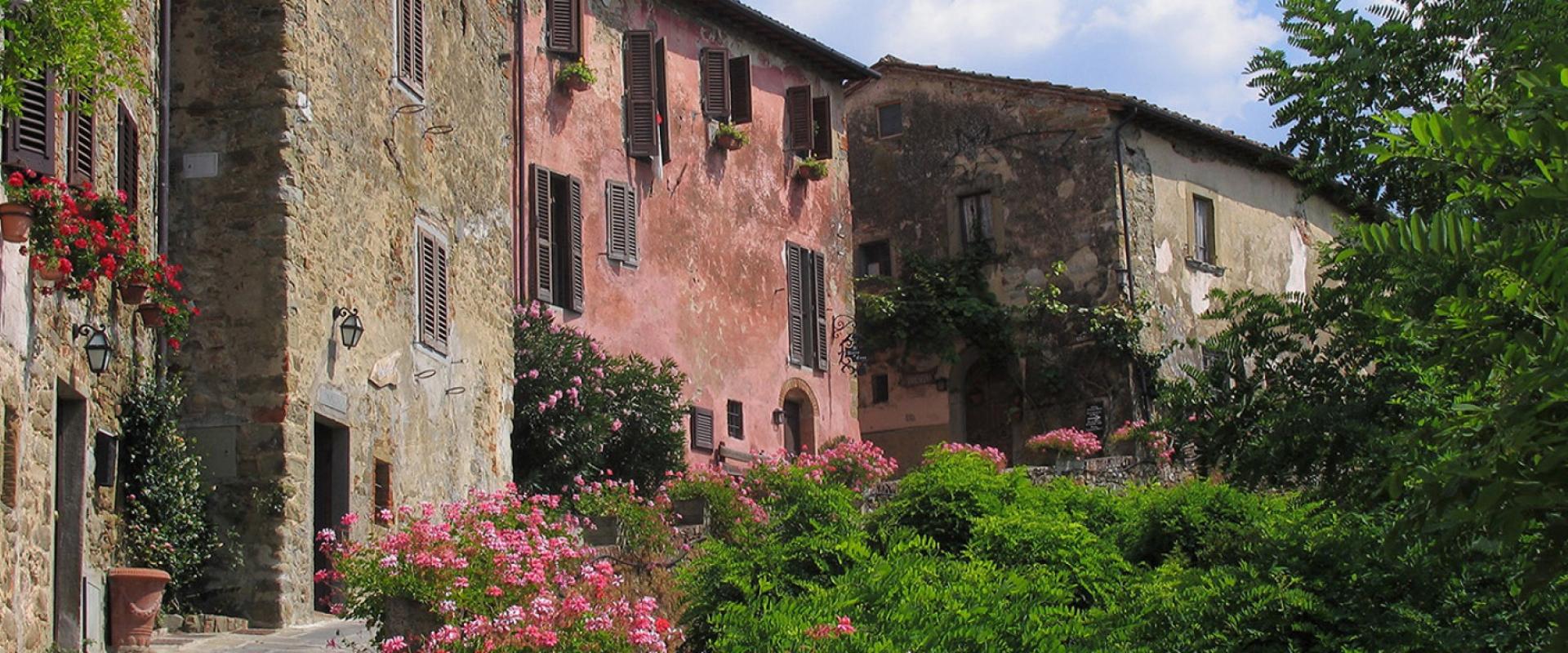 Visit of The Borro,medieval village of Ferragamo