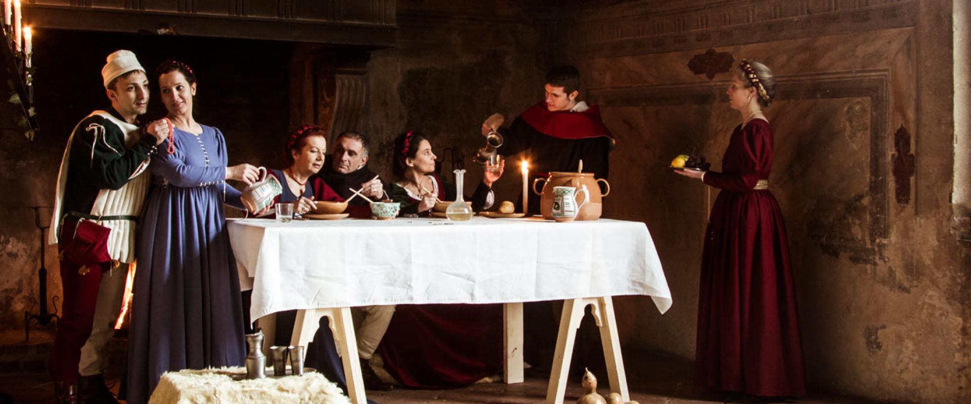 medieval dinner Medieval dinner in historical house