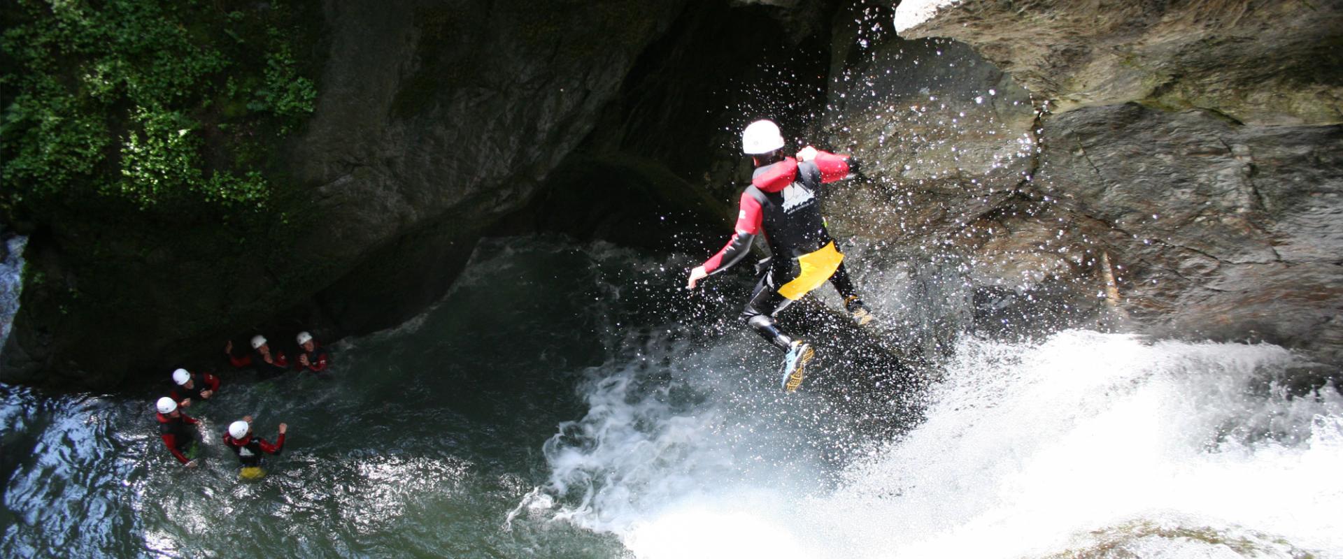 canyoning Canyoning into Lamarò Valley