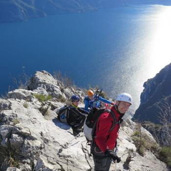 Trekking on Garda